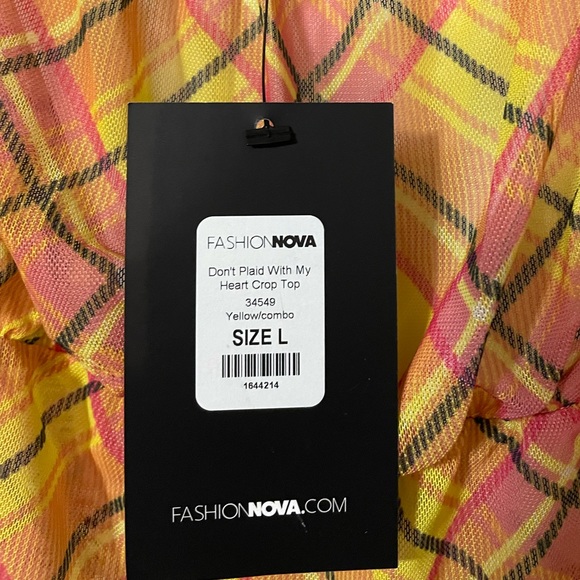 Plaid Crop Tank - Picture 5 of 8